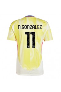 Juventus Nicolas Gonzalez #11 Jalkapallovaatteet Vieraspaita 2024-25 Lyhythihainen